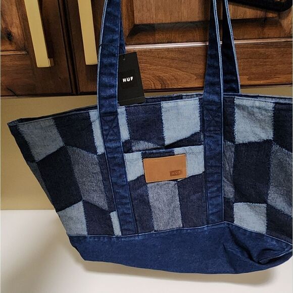 HUF Patchwork Denim Tote - Picture 4 of 10